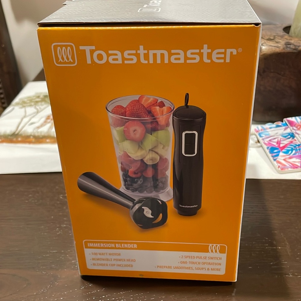 NIB IMMERSION BLENDER NIB BY TOASTMASTER - Picture 4 of 5
